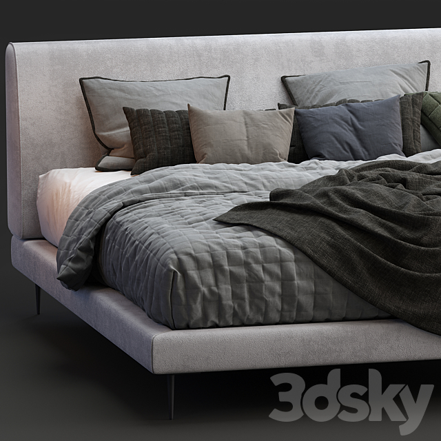 Boconcept Bed Arlington 3DSMax File - thumbnail 2