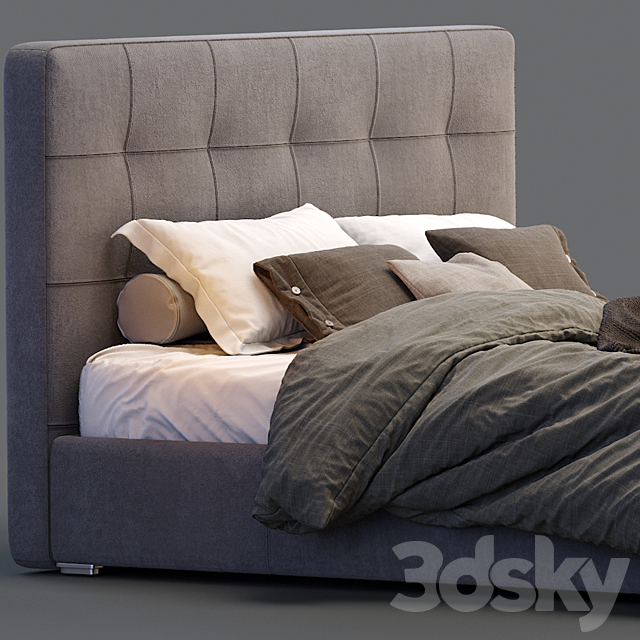 Boconcept bed mezzo 3DSMax File - thumbnail 4