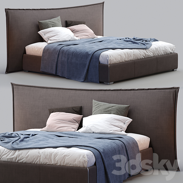 Boconcept gent bed 3DSMax File - thumbnail 1