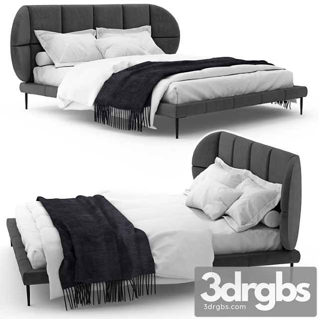 Boconcept oxford bed 2 3dsmax Download - thumbnail 1