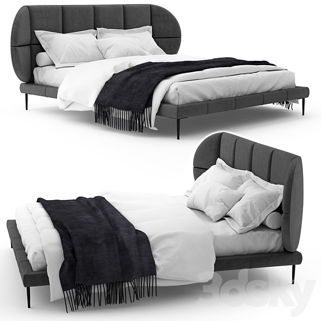 BoConcept Oxford Bed 3DSMax File - thumbnail 1