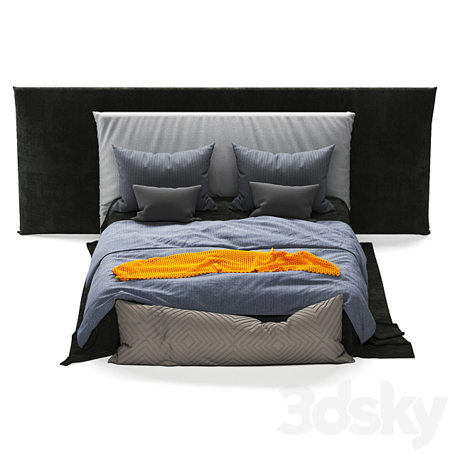 Boho Style Bed03 3DSMax File - thumbnail 2