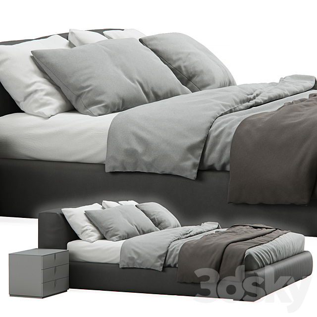 Bolton Bed by Poliform 3DSMax File - thumbnail 3