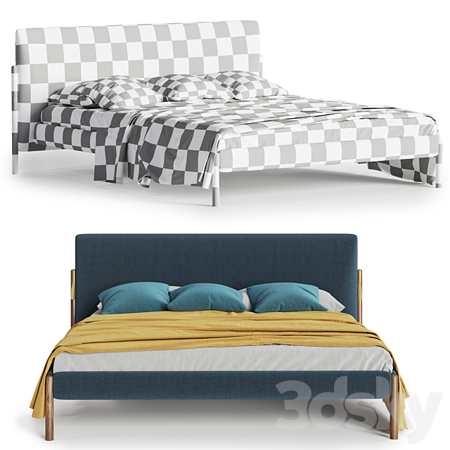 Bolzan Letti Bed Flag 3DSMax File - thumbnail 3