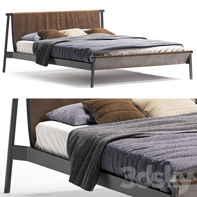 Bolzan letti bed jack 3DSMax File - thumbnail 1