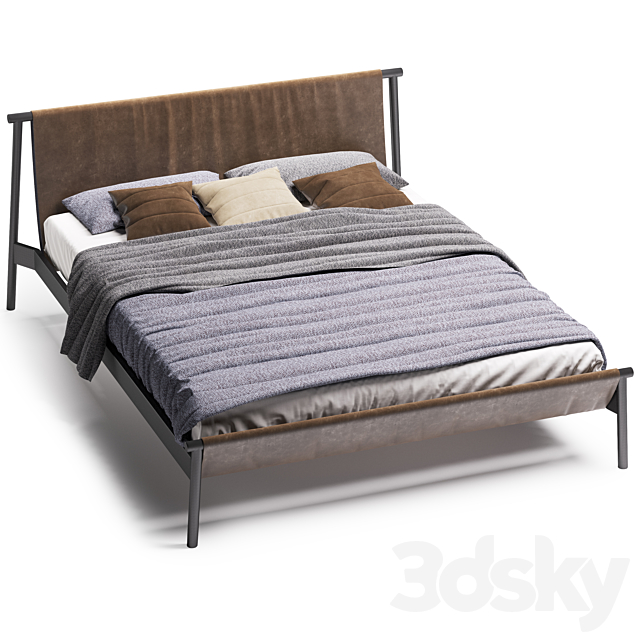 Bolzan letti bed jack 3DSMax File - thumbnail 2