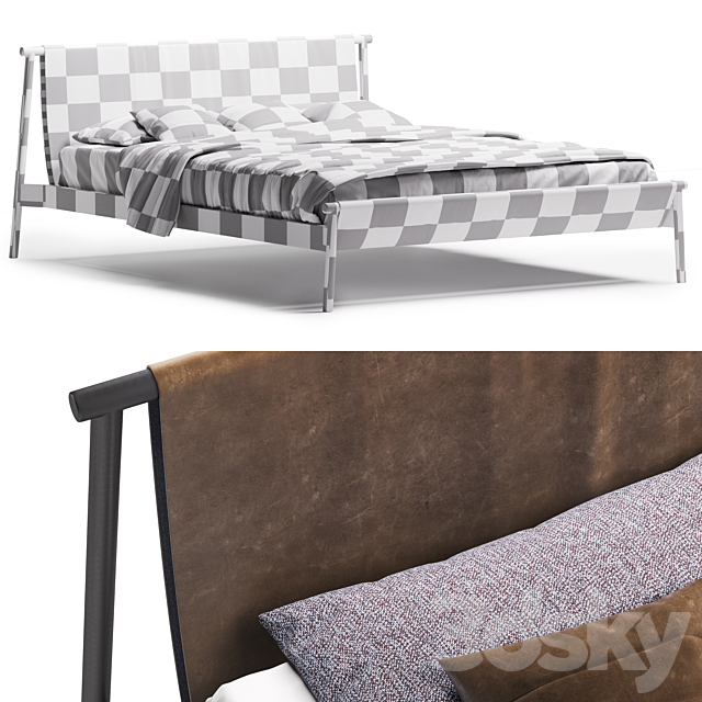 Bolzan letti bed jack 3DSMax File - thumbnail 4