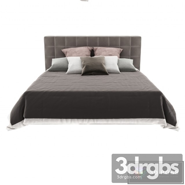 Bolzan Vittoria Bed 3dsmax Download - thumbnail 1