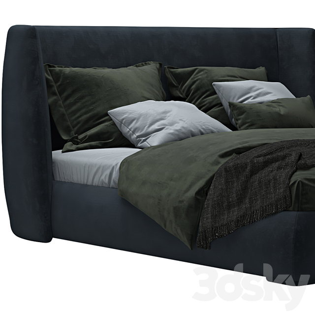 Bonaldo BASKET Bed 3DS Max Model - thumbnail 3