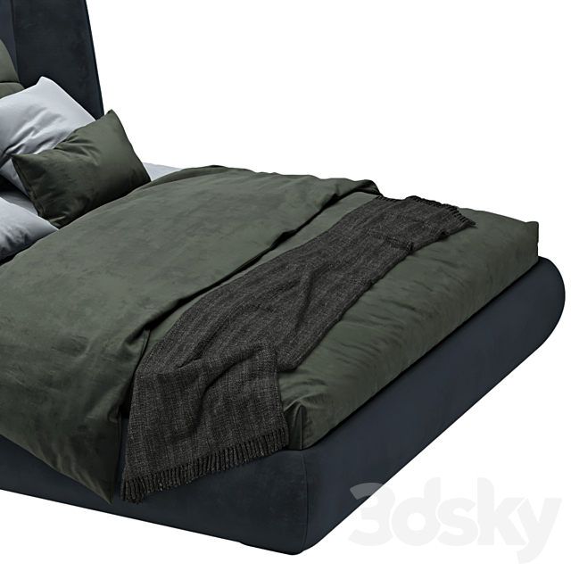 Bonaldo BASKET Bed 3DS Max Model - thumbnail 5