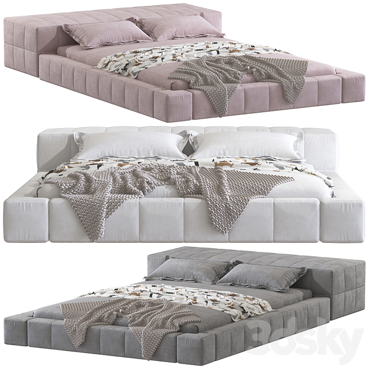 BONALDO BEDS 3DS Max Model - thumbnail 1