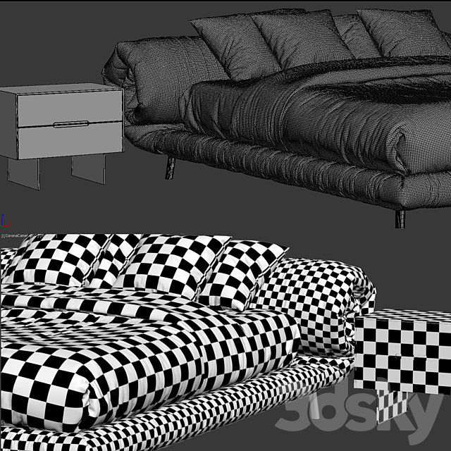 bonaldo blanket 3DSMax File - thumbnail 3