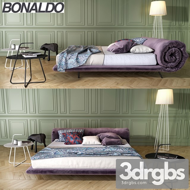 Bonaldo Blanket Bed 3dsmax Download - thumbnail 1