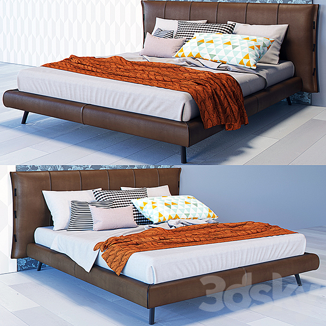 Bonaldo cuff bed 3DS Max Model - thumbnail 1