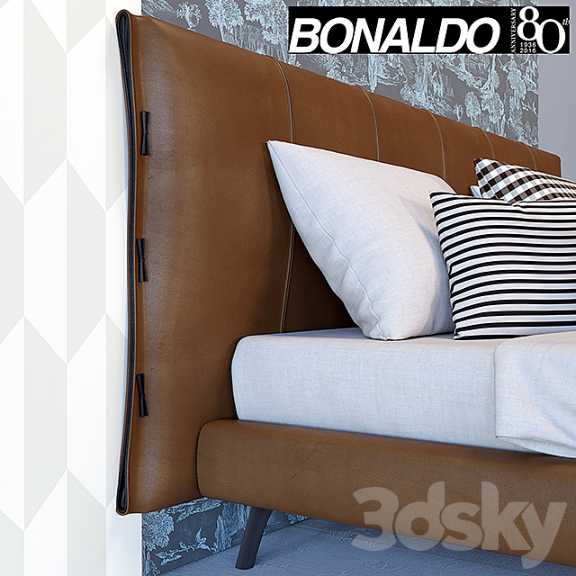 Bonaldo cuff bed 3DS Max Model - thumbnail 2