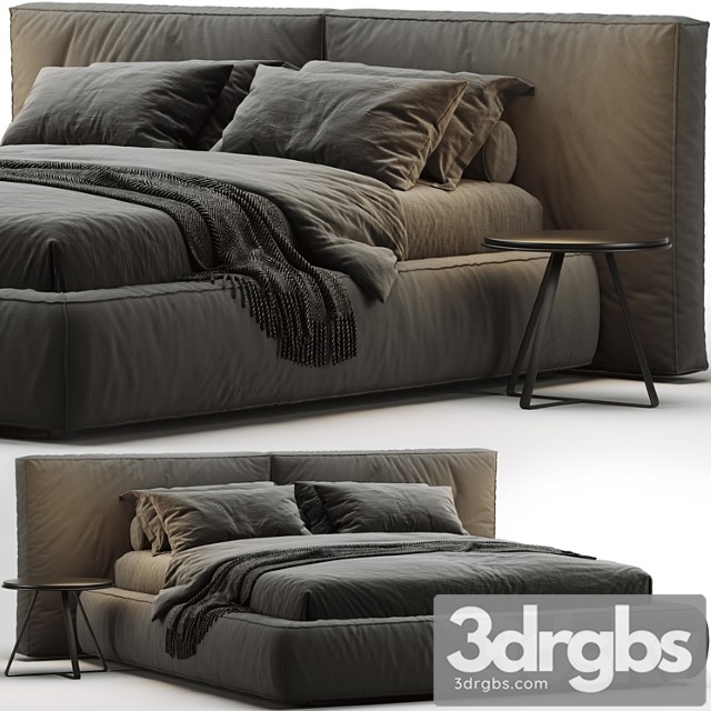 Bonaldo Fluff Bed 3dsmax Download - thumbnail 1