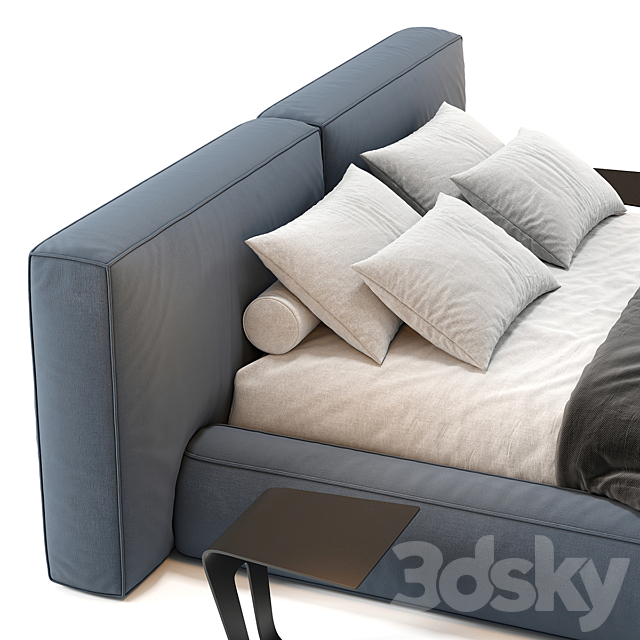 Bonaldo fluff bed 3DSMax File - thumbnail 4