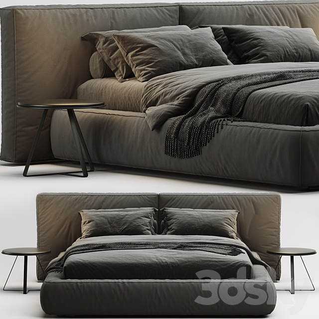 Bonaldo Fluff Bed 3DSMax File - thumbnail 2