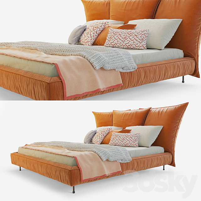 Bonaldo madame c bed 3DSMax File - thumbnail 1