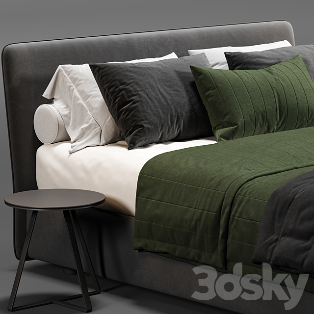 Bonaldo tonight bed 3DSMax File - thumbnail 2