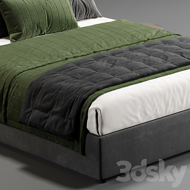 Bonaldo tonight bed 3DSMax File - thumbnail 3