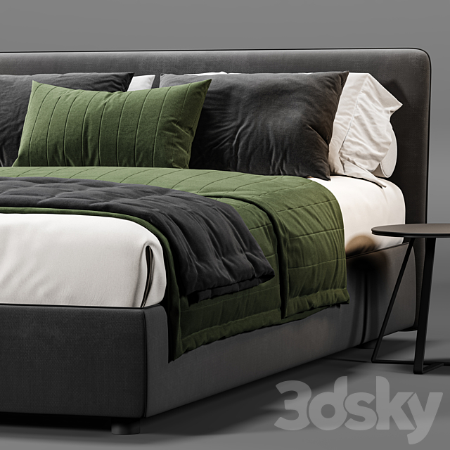 Bonaldo tonight bed 3DSMax File - thumbnail 4