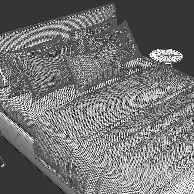 Bonaldo tonight bed 3DSMax File - thumbnail 5