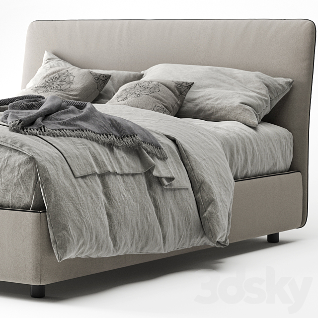 Bonaldo tonight bed 3DSMax File - thumbnail 4