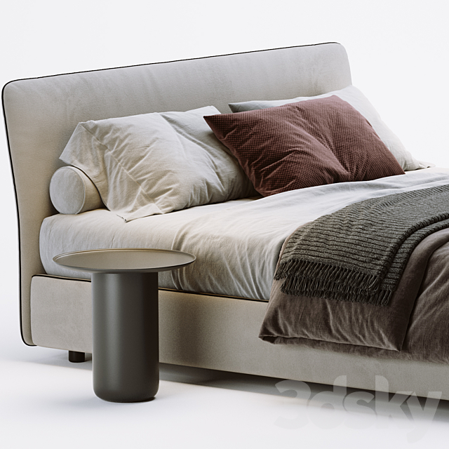 Bonaldo tonight bed 3DSMax File - thumbnail 2