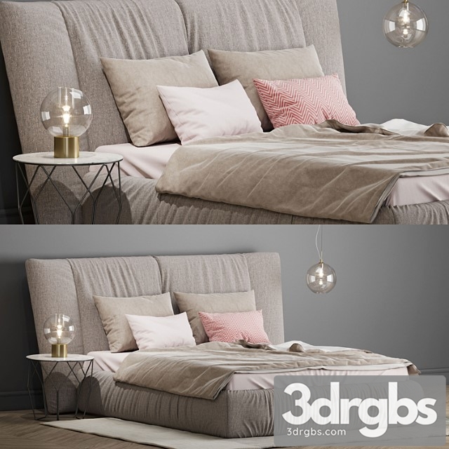 Bonaldo Youniverse Bed 3dsmax Download - thumbnail 1