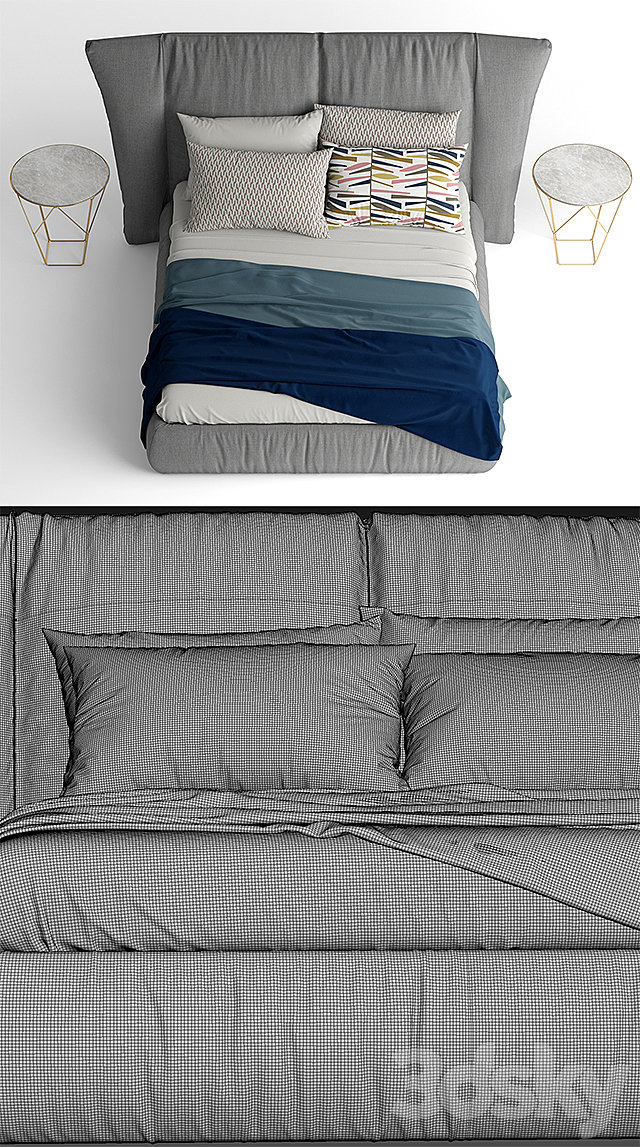 Bonaldo YOUNIVERSE bed 3DSMax File - thumbnail 3