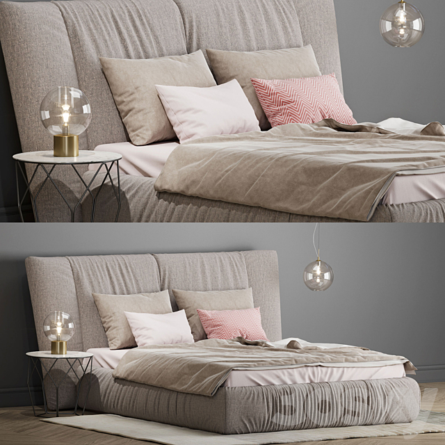 Bonaldo Youniverse Bed 3DSMax File - thumbnail 1