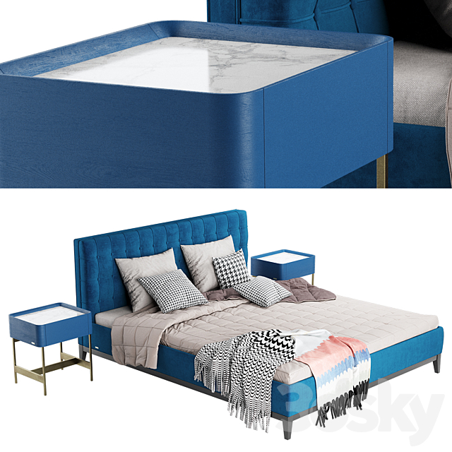 Bond Bed 3DSMax File - thumbnail 3