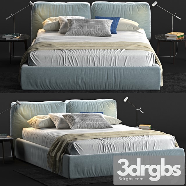 Brick novamobili bed 2 3dsmax Download - thumbnail 1