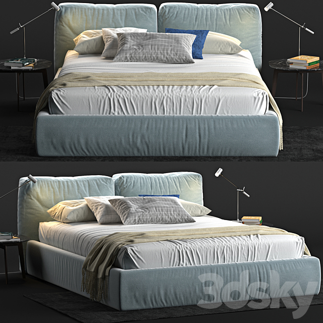 Brick Novamobili Bed 3DSMax File - thumbnail 1