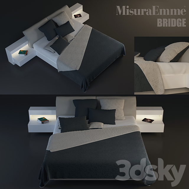 Bridge Bed 3DSMax File - thumbnail 1