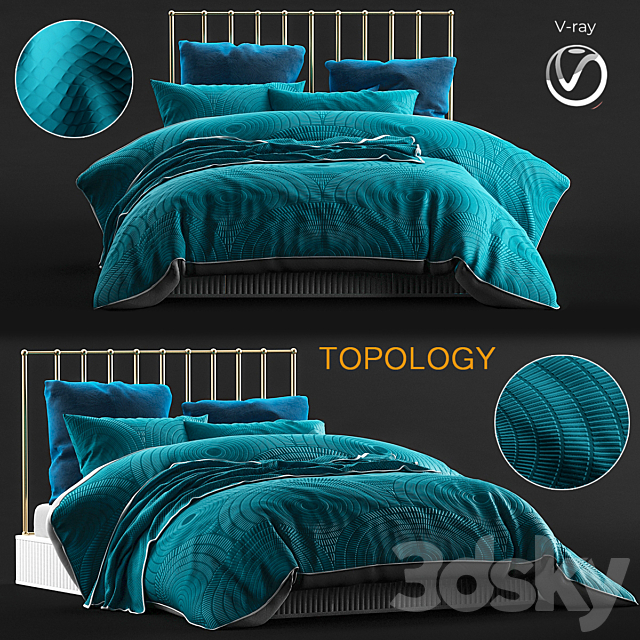 Browse our luxury designed quilt covers 3DSMax File - thumbnail 1