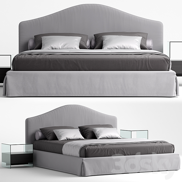 Busnelli bed MAYFAIR 3DSMax File - thumbnail 1