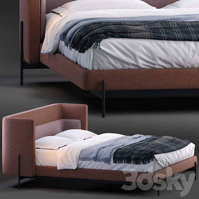 Busnelli bed yume 3DSMax File - thumbnail 1