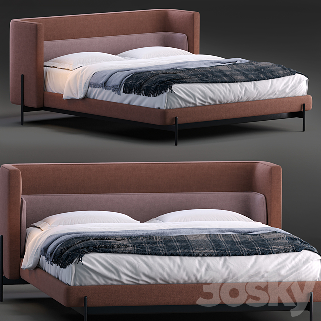 Busnelli bed yume 3DSMax File - thumbnail 2