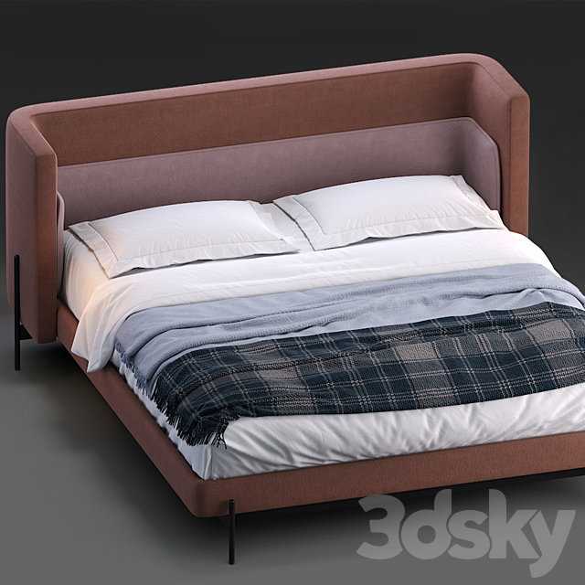 Busnelli bed yume 3DSMax File - thumbnail 3