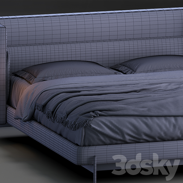 Busnelli bed yume 3DSMax File - thumbnail 4