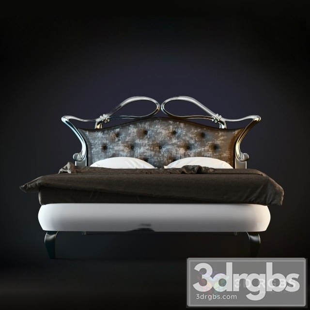 Butterfly Classic Bed 3dsmax Download - thumbnail 1