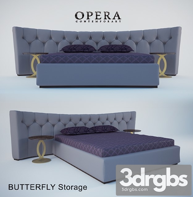 Butterfly Storage 3dsmax Download - thumbnail 1