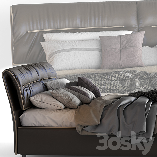 Campo bonaldo bed 3DSMax File - thumbnail 2