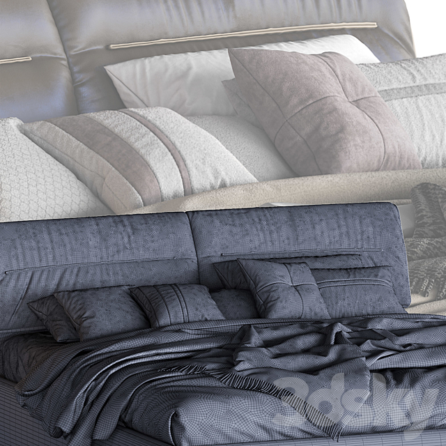 Campo bonaldo bed 3DSMax File - thumbnail 3