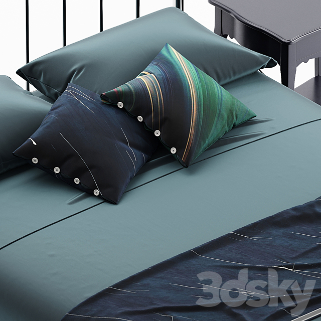 Cantori Inglese bed 3DSMax File - thumbnail 6