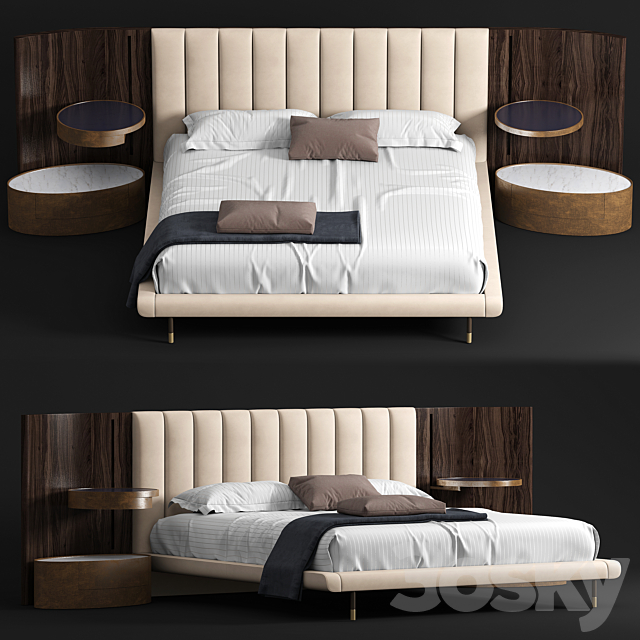 Cantori mirage bed 3DSMax File - thumbnail 1