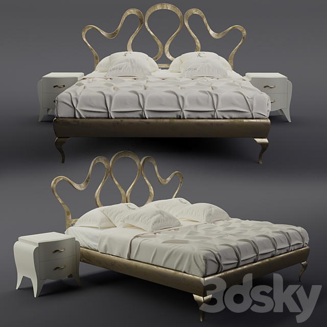 Cantori Nastro bed 3DSMax File - thumbnail 1