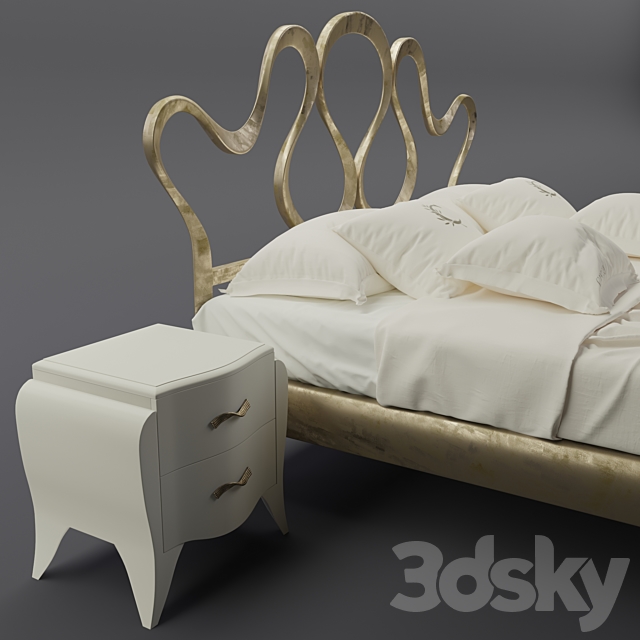 Cantori Nastro bed 3DSMax File - thumbnail 3